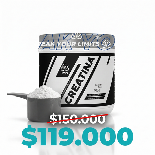 Creatina Monohidratada IMN - 400g (133 Servicios)