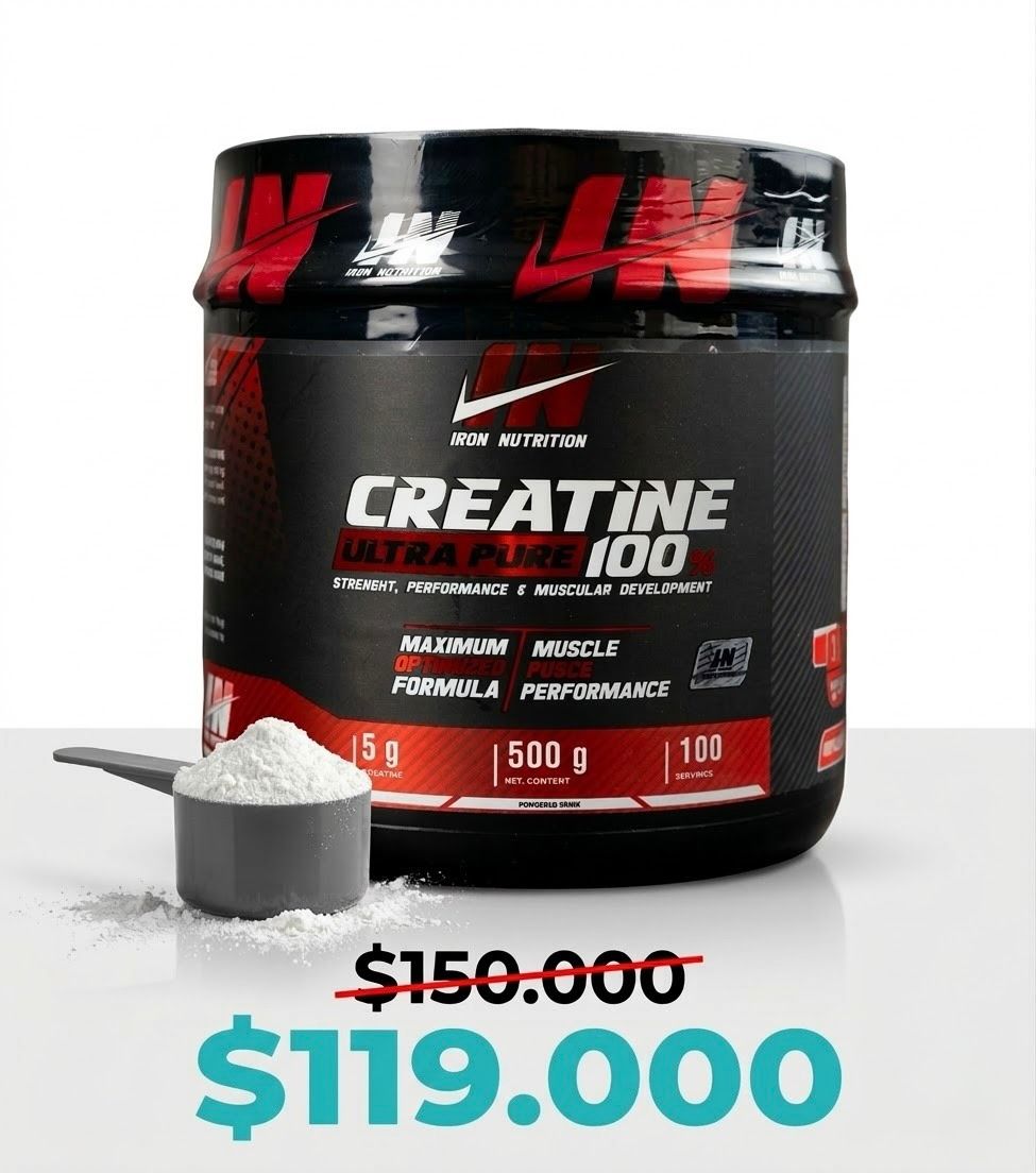 Creatina Ultra Pure 100% - Iron Smart Nutrition